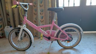 Bicicleta niña rosa Btwin