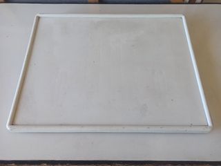 Mesita auxiliar plegable blanca