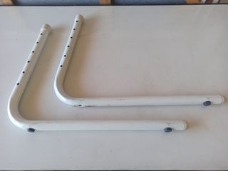 Mesita auxiliar plegable blanca