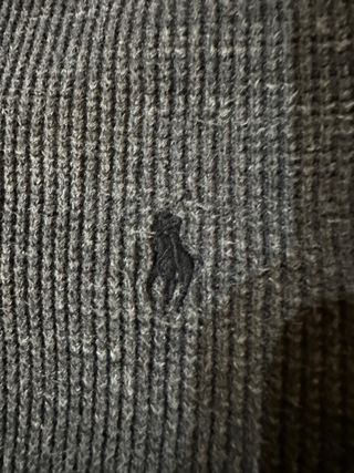 Jersey Ralph Lauren Bordado Gris