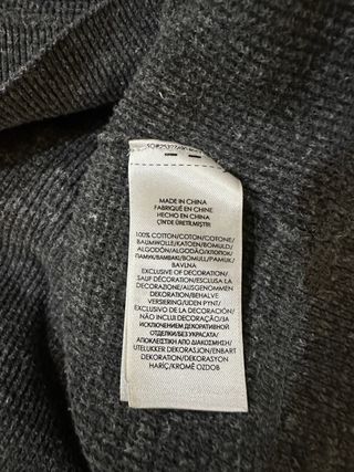 Jersey Ralph Lauren Bordado Gris