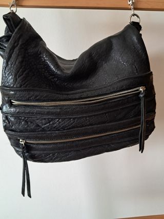 Bolso Negro Piel Great by Sandie