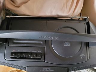 Radio CD Cassette Sony CFD-V10 Negra