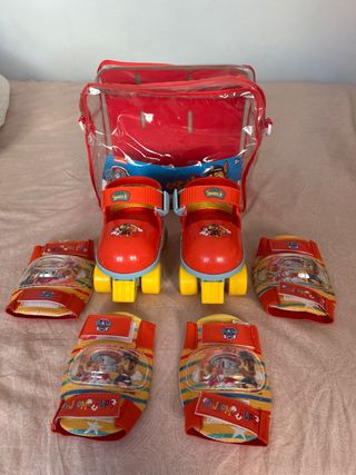 Patines Patrulla Canina Ajustables + Protecciones