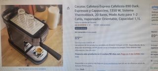 Cafetera Cecotec Cumbia