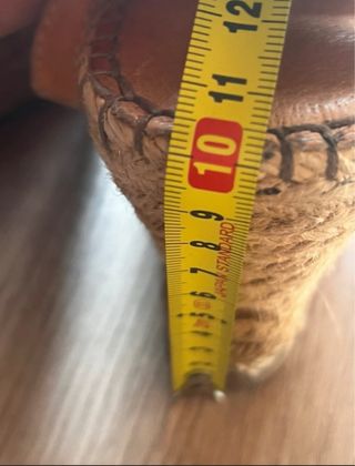 Alpargatas artesanales de cuña marrón