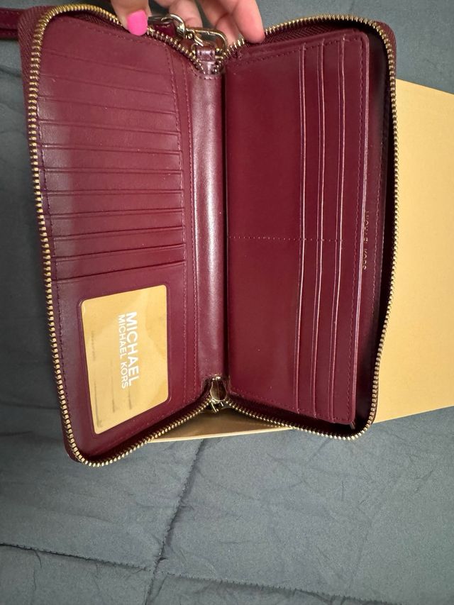 Portafoglio Michael Kors Rosso