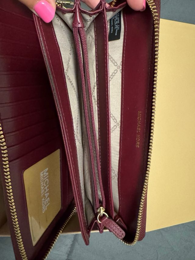 Portafoglio Michael Kors Rosso