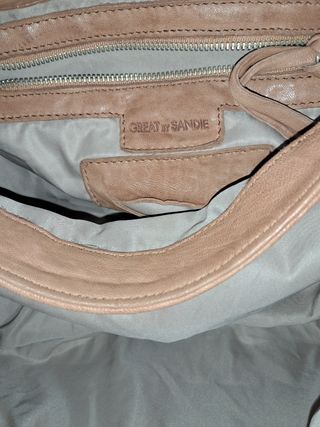Bolso piel camel Great by Sandie
