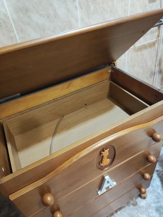 Habitación infantil madera cerezo