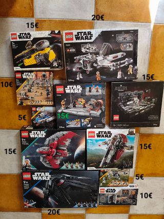 Cajas vacías Lego Star Wars
