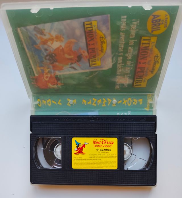 VHS Disney 101 Dálmatas · Los Clásicos