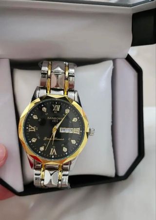 Reloj Hombre Oro y Plata