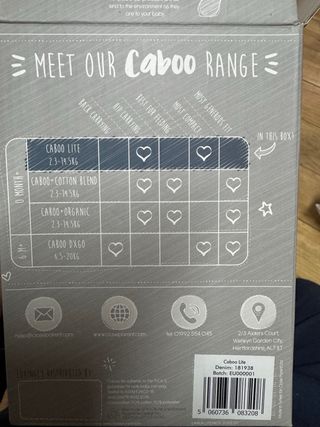 Mochila Portabebés Caboo Lite