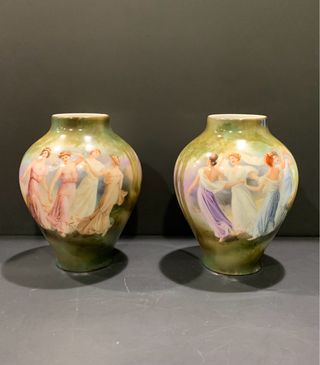 Coppia di vasi Art Nouveau
