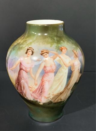 Coppia di vasi Art Nouveau