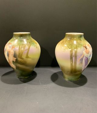 Coppia di vasi Art Nouveau