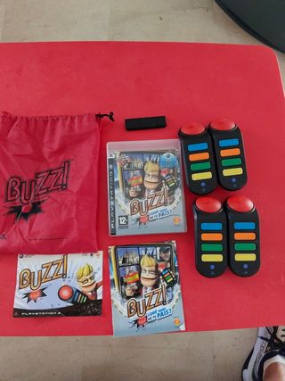Buzz! Quiz TV PS3 con Buzzers