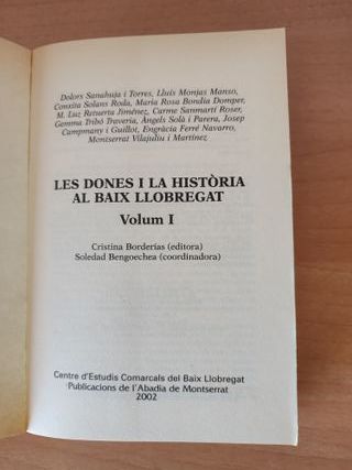 Les Dones i La História Al Baix Llobregat