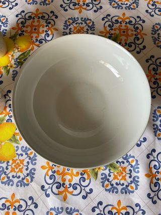 Set 3 pezzi Ginori porcellana dipinta a mano