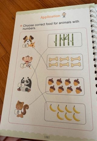 set libri per imparare a scrivere numeri e lettere