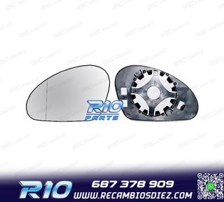 CRISTAL ESPEJO BASE IZQUIERDO SEAT ALTEA 04-09 ASFERICO