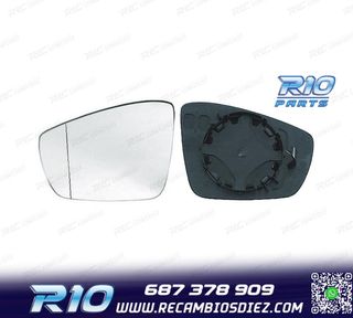 CRISTAL ESPEJO + BASE IZQUIERDO VOLKSWAGEN VW POLO 09-17