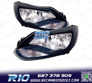 FAROS PARA FORD FOCUS IV 11-14 FONDO NEGRO