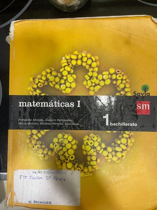 Matemáticas I. 1 Bachillerato. Savia