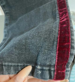 Pantalón vaquero Liu Jo gris con raya lateral