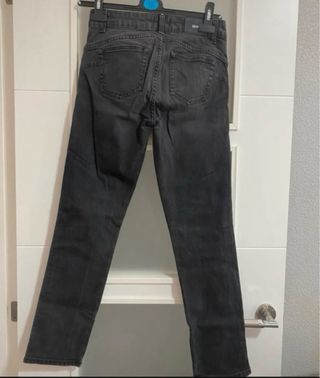 Pantalón vaquero Liu Jo gris con raya lateral