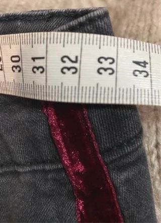 Pantalón vaquero Liu Jo gris con raya lateral