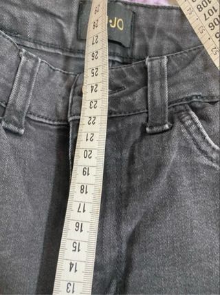 Pantalón vaquero Liu Jo gris con raya lateral