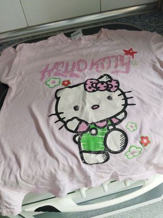 Camiseta Hello Kitty rosa