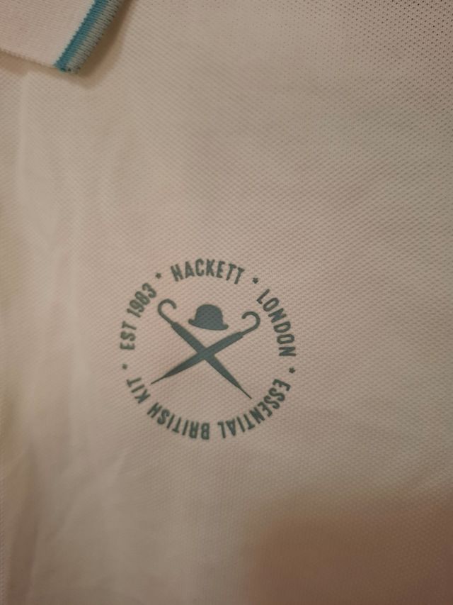 Camiseta Hackett London Blanca