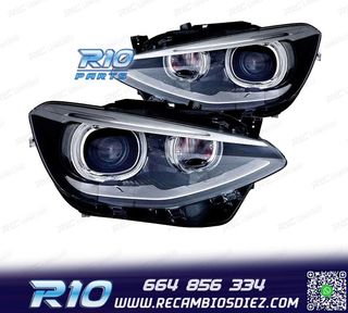 FAROS BMW F20 F21 10-14 XENON LED FONDO NEGRO
