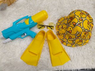 Accesorios de Verano: Pistola de Agua, Gafas, Alet