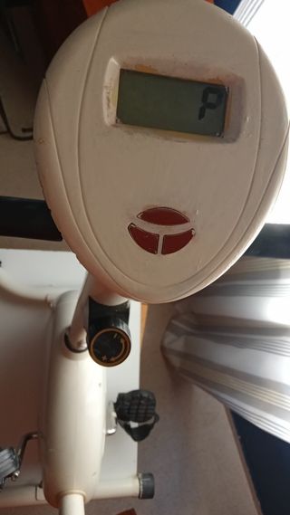 Bicicleta Estática Blanca