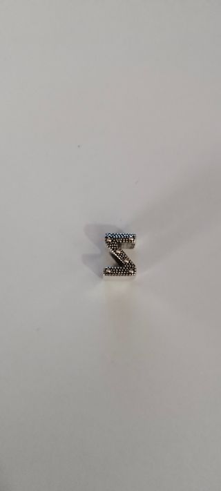 Charm Letra Z Pandora Plata