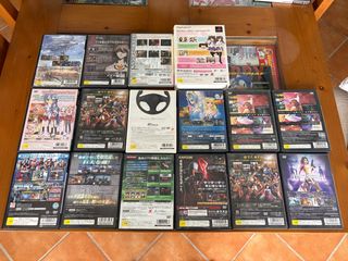 Lote 18 Juegos PS2 Japoneses COMPLETOS.