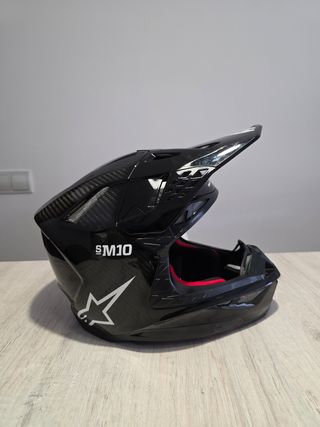 Casco Alpinestars S-M10 Negro Talla S