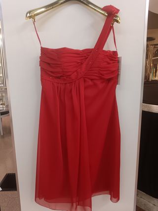 Vestido rojo fiesta