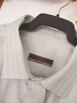 Camisa Rafa Alises Cuello Italiano Blanca