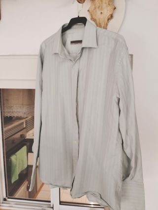 Camisa Rafa Alises Cuello Italiano Blanca