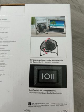 Ventilador USB Hama 15 cm