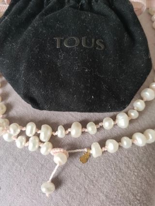 Collar Tous Perlas Auténtico largo con bolsita