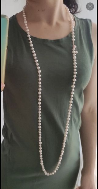 Collar Tous Perlas Auténtico largo con bolsita