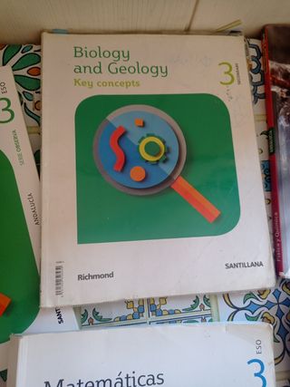 Libros de tercero de la Eso
