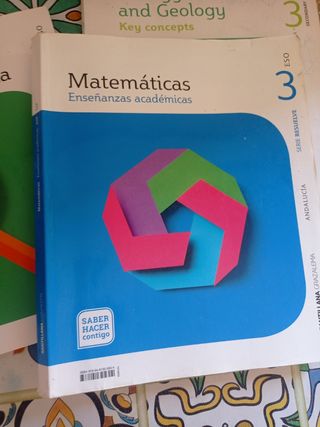 Libros de tercero de la Eso