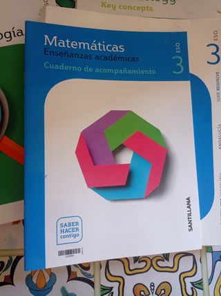 Libros de tercero de la Eso